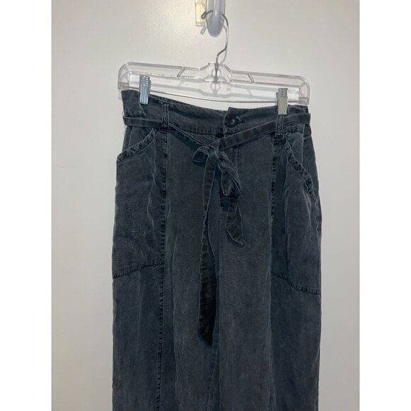 Anthropologie  Avec Less Fillies High Rise Wide Leg Gray Pants  Size 6 Womens - Picture 2 of 10
